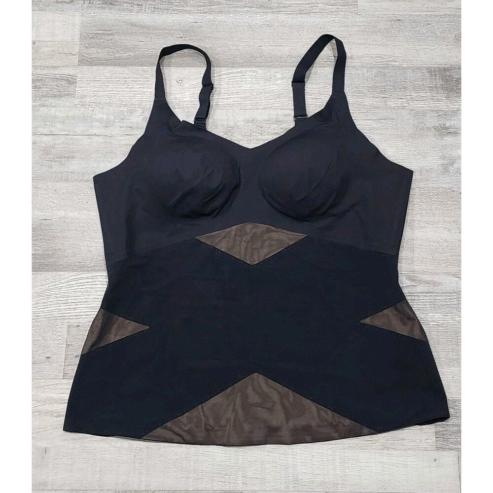 HONEYLOVE Shapewear Tank Top Body Compression Black Sizes 3X